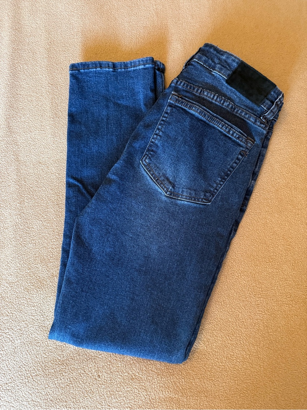 Kenneth Cole Slim Straight Jeans in Classic Blue Denim